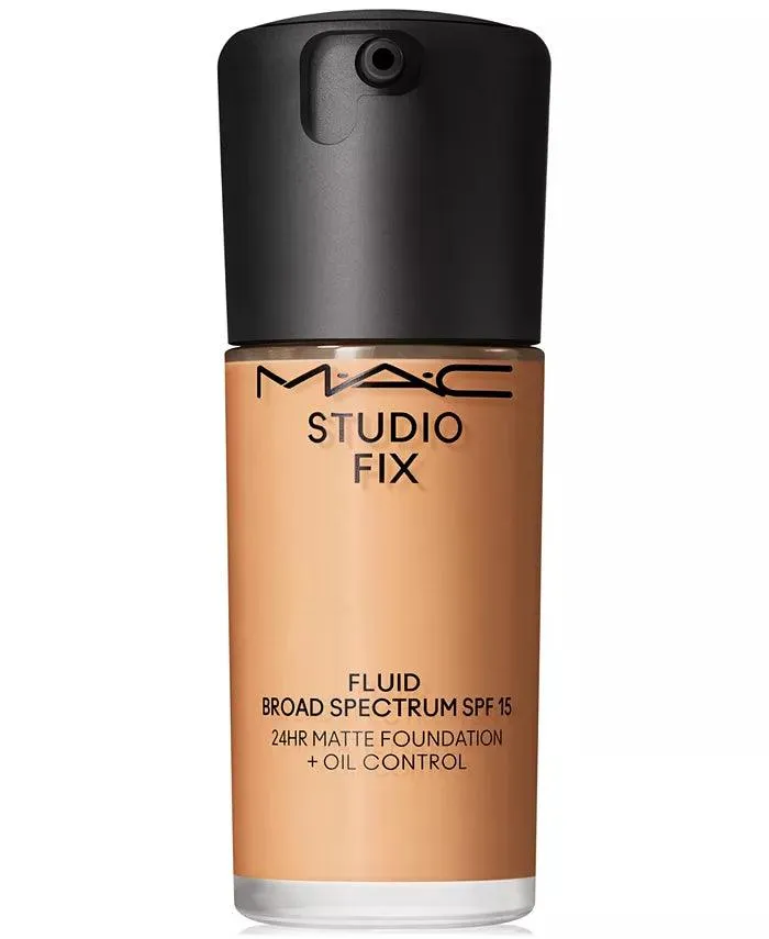 Mac Cosmetics Studio Fix Fluid Spf 15 24Hr Matte Foundation   Oil Control (Nc40)